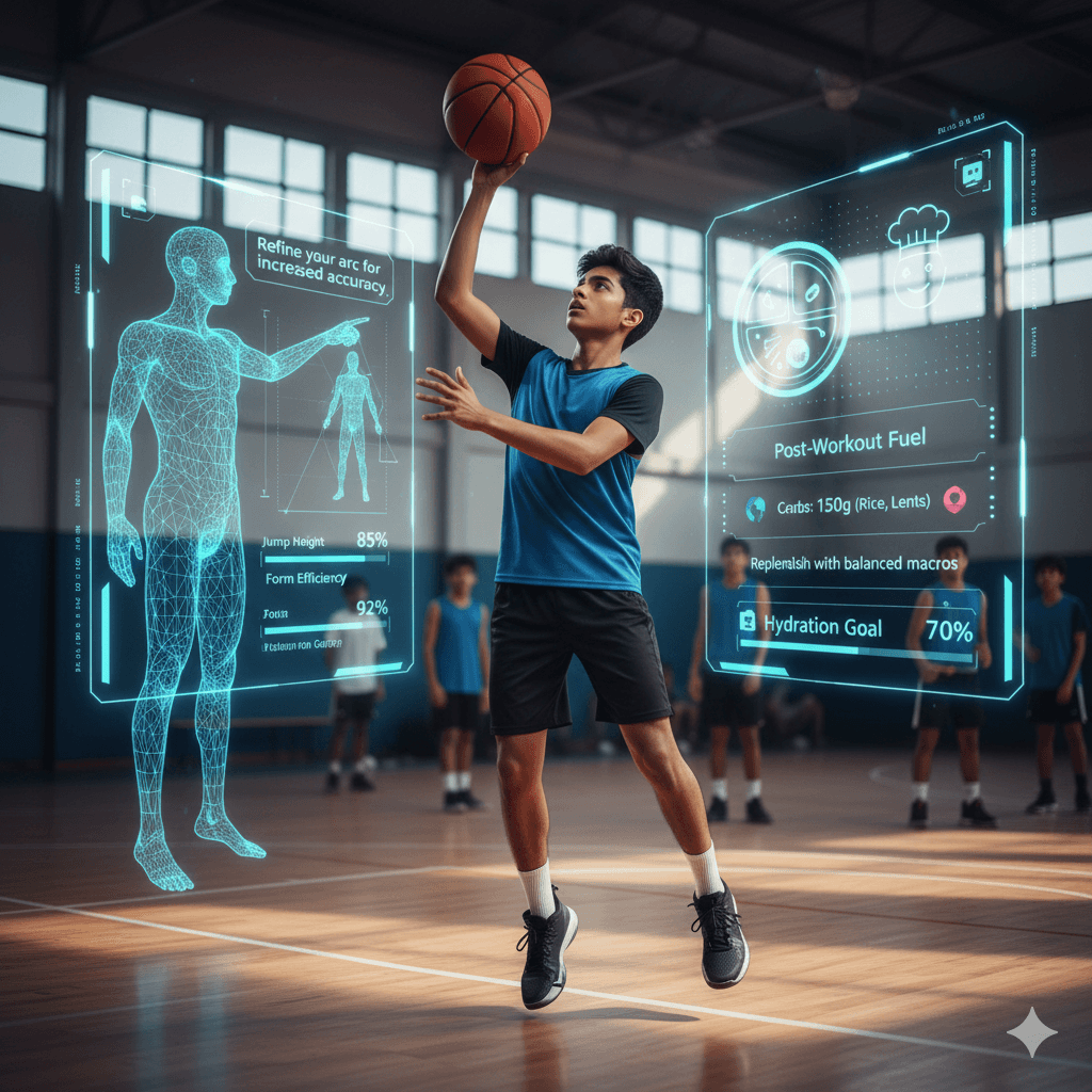 AI Coach dashboard with personalized training recommendations